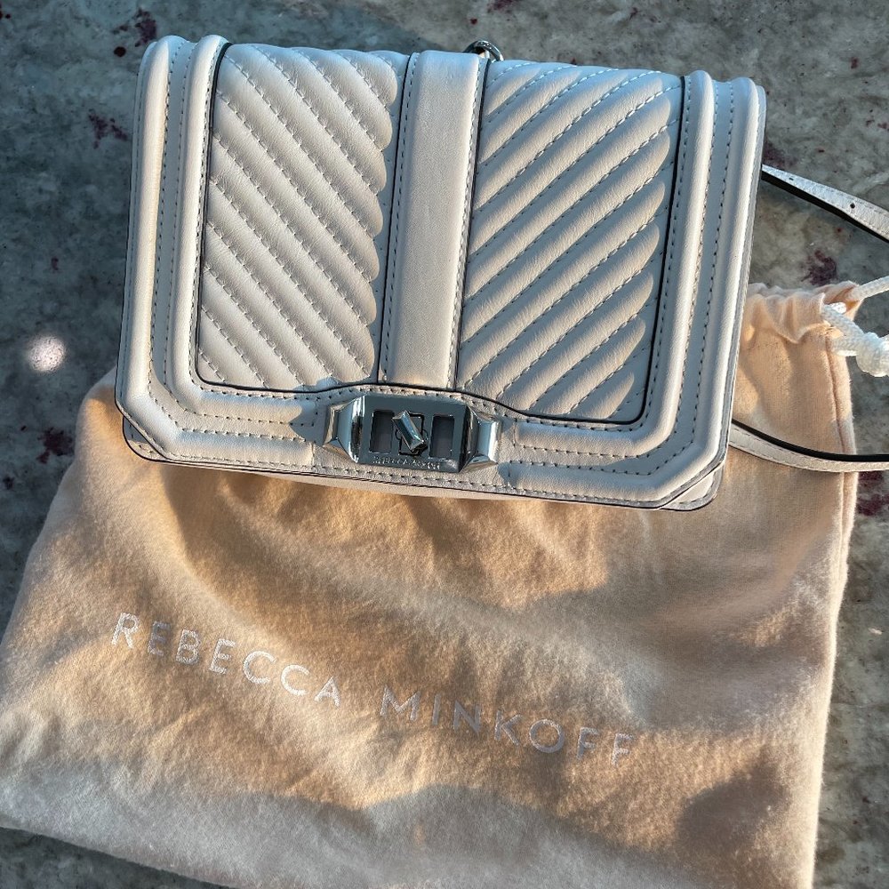 Rebecca Minkoff Chevron Quilted Love Crossbody